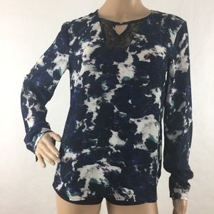 Mossimo Long Sleeve Printed Top